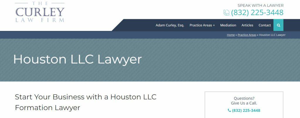 The Curley Law Firm - registered agent service in TX