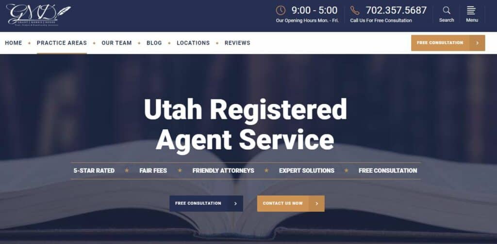 GMD Legal. Utah Attorney Registered Agent Service in Utah