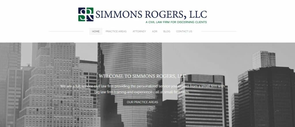 Simmons Rogers registered agent service in GA