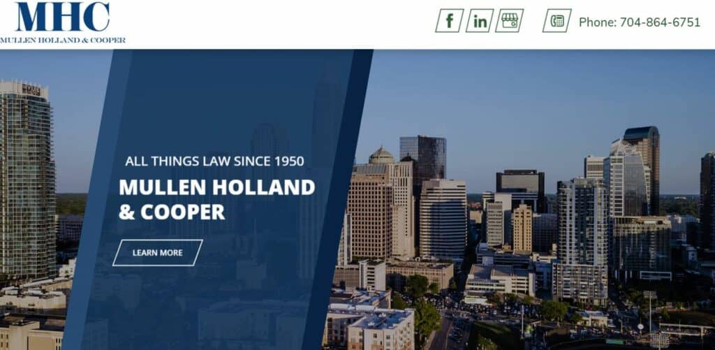 Mullen Holland & Cooper North Carolina Attorneys