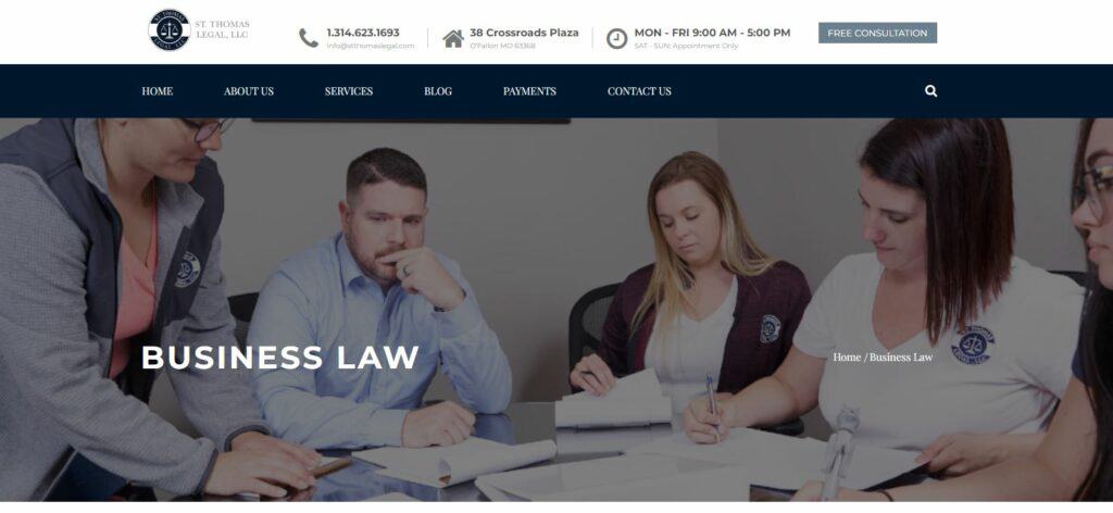 St. Thomas Legal registered agent service in Missouri