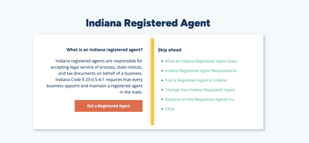 Indiana Registered Agent Inc