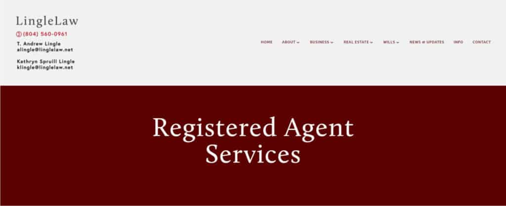 LingleLaw registered agent services