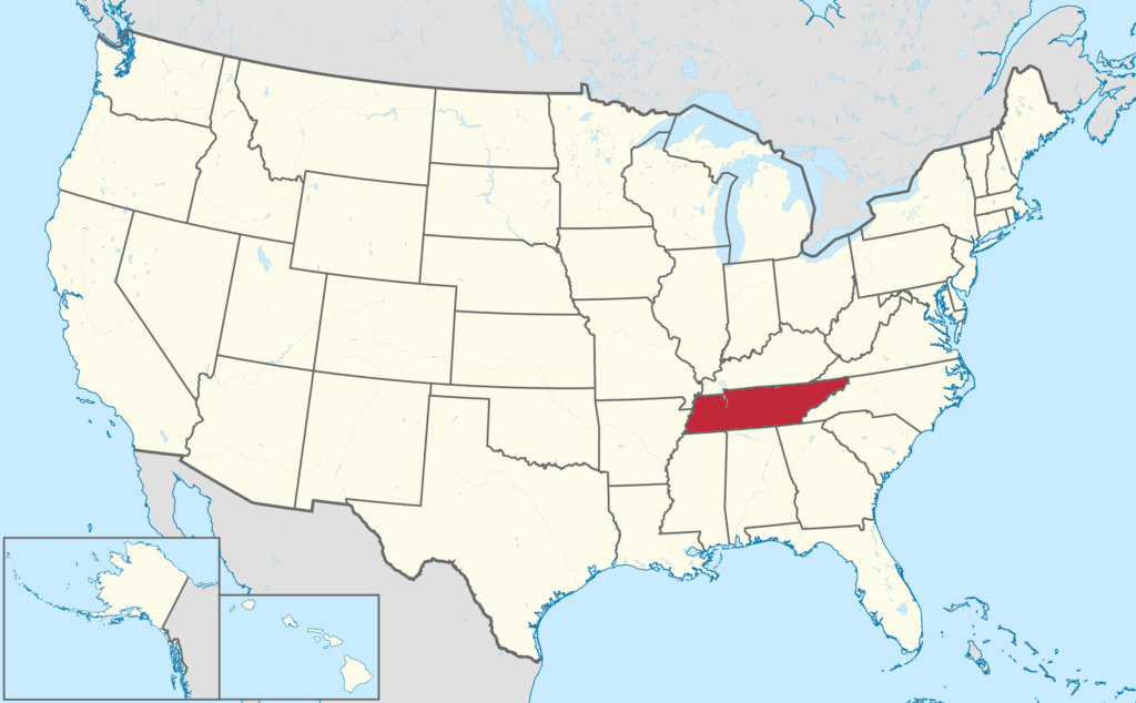 State of Tennessee Source: Wikipedia