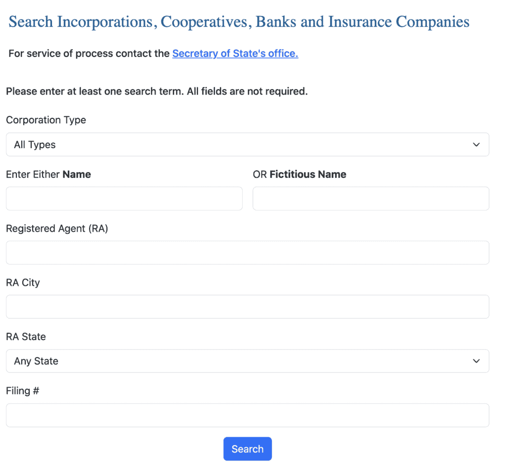 Arkansas business name search