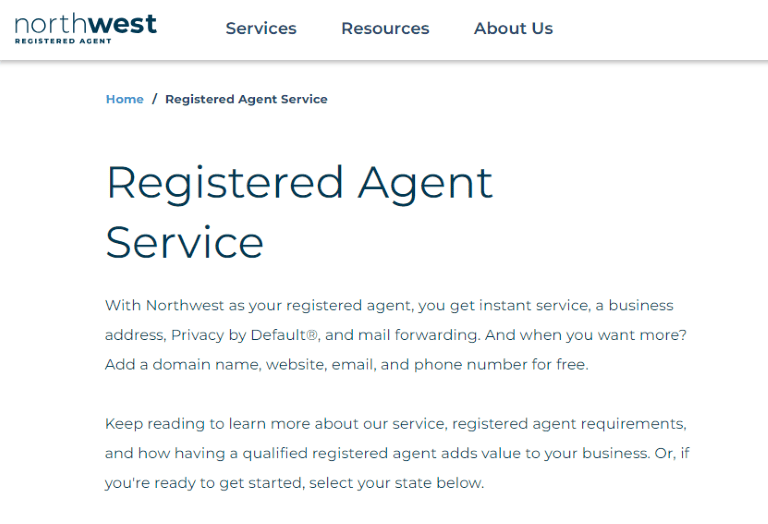 northwest registered agent service